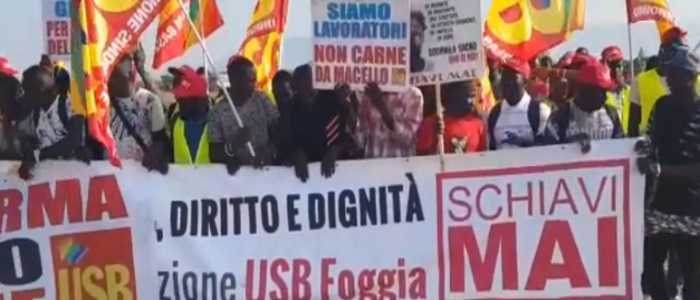 Caporalato oggi due manifestazioni a Foggia