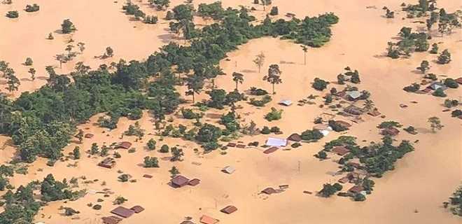 Laos: cede una diga, inondati 6 villaggi. Centinaia di dispersi e numerosi morti