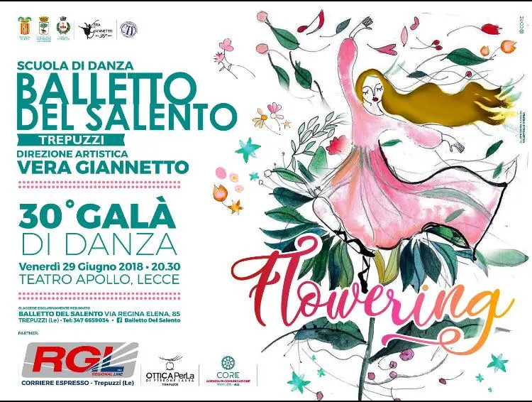 Il 30esimo anno del Balletto del Salento: "Flowering" in scena al Teatro Apollo