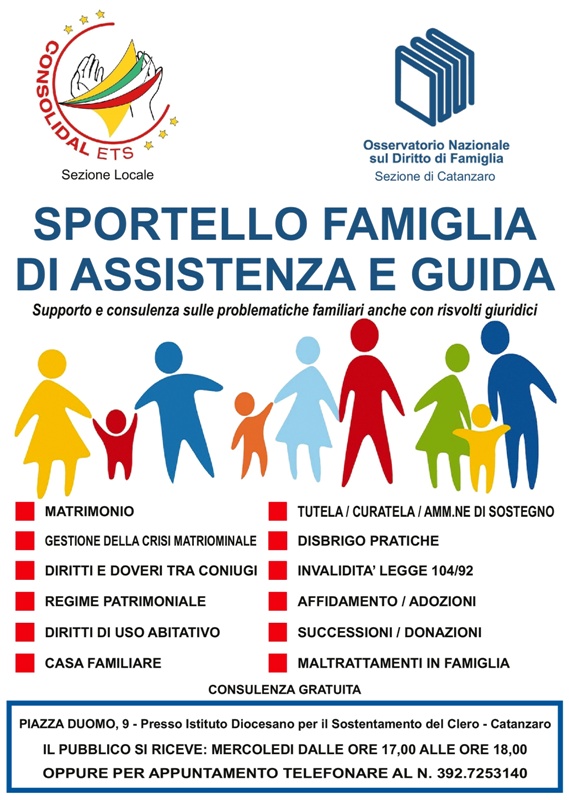 Consolidal potenzia i servizi di consulenza dello Sportello Famiglia