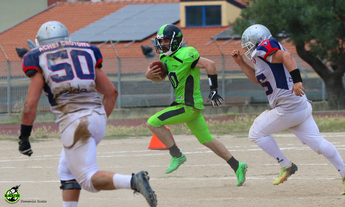 Football Americano: Si conclude alla prima di playoff la stagione dei Black Tide Catanzaro