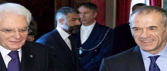 Cottarelli al Colle con la lista dei Ministri