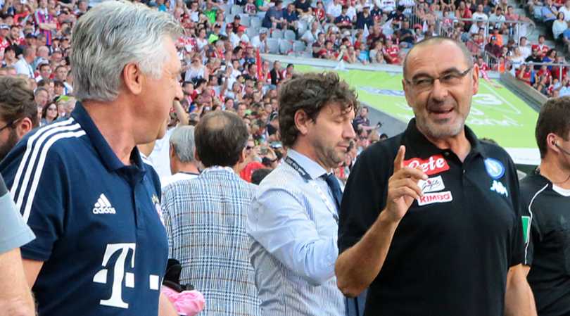 Napoli, si avvicina Ancelotti in caso di addio a Sarri