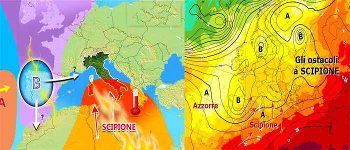 Meteo: Ecco cosa farà l'anticiclone africano Scipione, previsioni su Nord, Centro, Sud e Isole