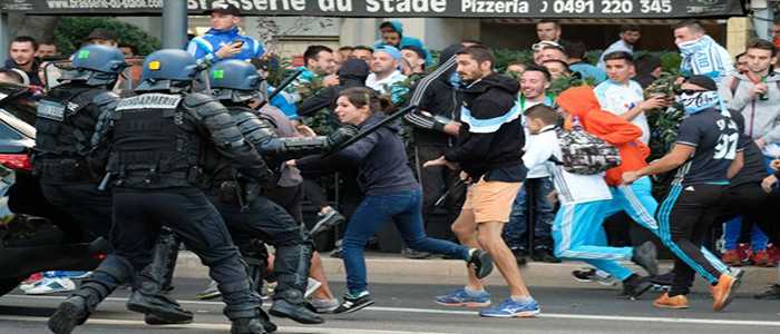 Calcio. Europa League: scontri tifosi Marsiglia-polizia