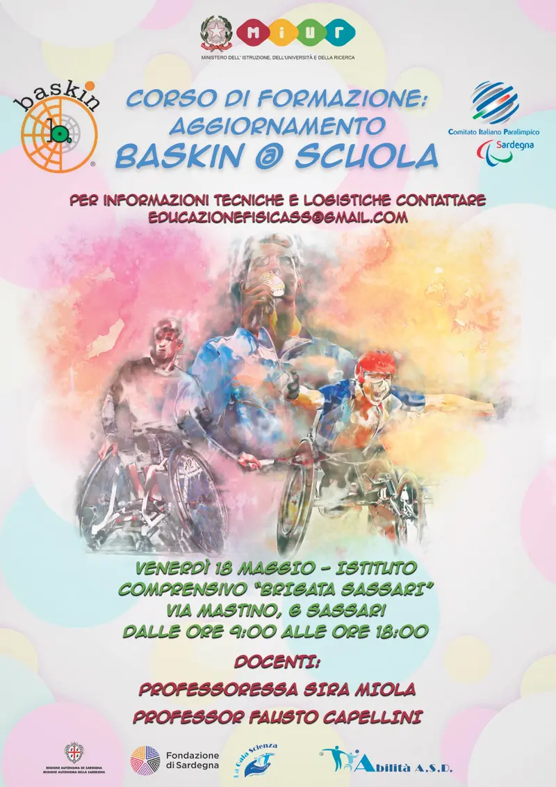 CIP Sardegna: il Baskin arriva in Sardegna con un corso per insegnanti