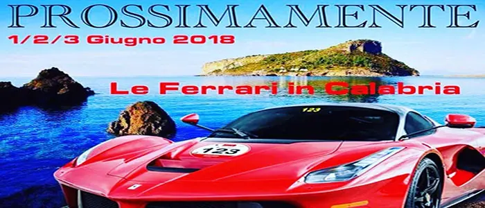 Scuderia Ferrari club Catanzaro presenta 10° Memorial "Luca Zerilli"