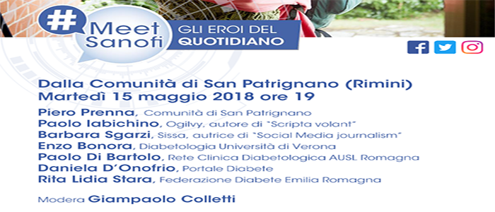 DIRETTA WEB - Alla Comunità di San Patrignano, il #MeetSanofi "Gli eroi del quotidiano"