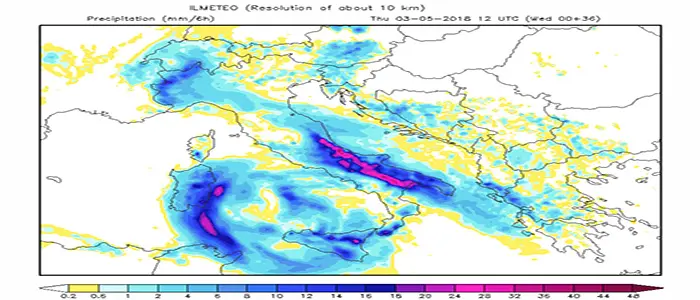 Meteo: linea temporalesca fortemente perturbata, previsioni su Nord, Centro, Sud e Isole