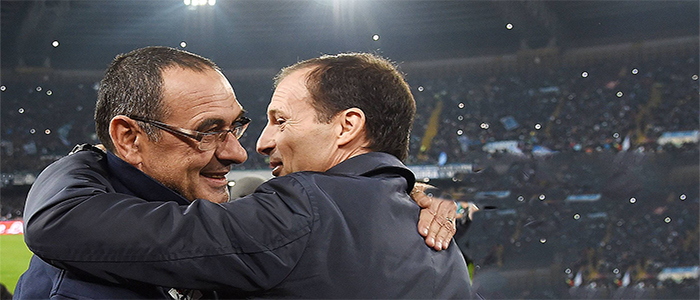 Calcio Allegri "restiamo in vantaggio e ora ci divertiamo noi" "Sarri, Juve favorita"