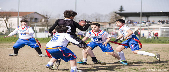 Flag football: i risultati di coppa Italia e del campionato U13
