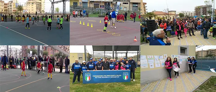 120 anni FIGC, celebrati anche a Catanzaro Stradacalciando Oltre 200 bambini al parco Gaslini - foto