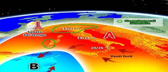 Meteo: Weekend "double face", prima Sole poi Piogge, previsione su Nord, Centro, Sud e Isole