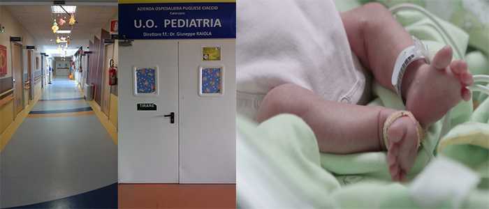 Neonato salvato dall'equipe di pediatria dell'ospedale "Pugliese - Ciaccio"