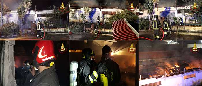 VVF: Incendio devasta deposito di mobili di 900 mq "azienda in ginocchio" (Foto)