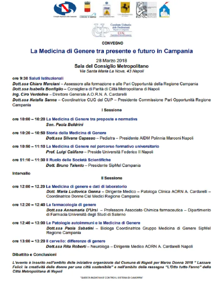 La Medicina di Genere tra presente e futuro in Campania