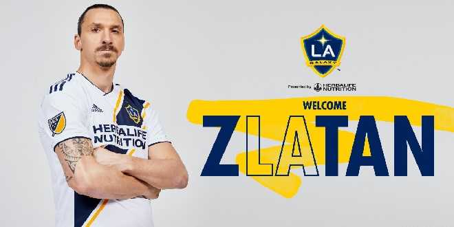 Calcio: ufficiale il trasferimento di Zlatan Ibrahimovic ai Los Angeles Galaxy