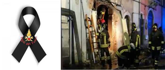 Esplosione Catania, cordoglio dei Vigili del fuoco per i colleghi deceduti e per la terza vittima