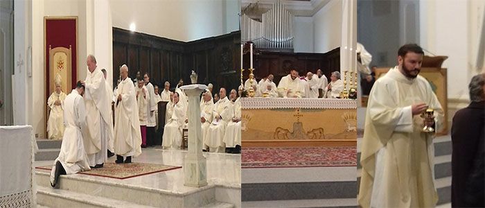 Il giovane diacono lametino Andrea Latelli ordinato sacerdote dal Vescovo Luigi Cantafora (Foto)