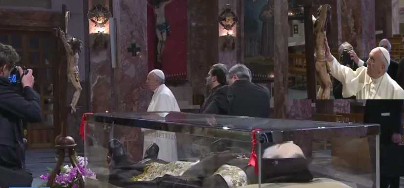 Papa: a Pietrelcina nei luoghi di Padre Pio (Diretta streaming)