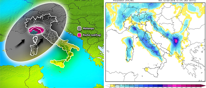 Allerta Meteo: nuovi nubifragi poi Burian 2, previsioni su Nord, Centro, Sud e Isole