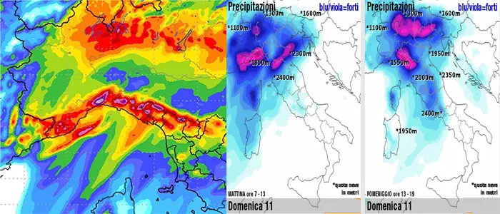 Allerta Meteo: vasto sistema perturbato, previsioni su Nord, Centro, Sud e Isole