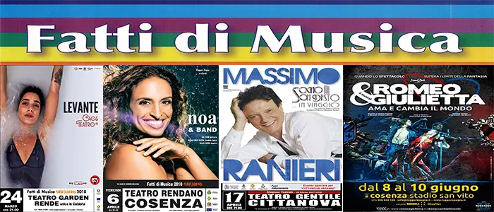 Fatti di musica 2018" in Calabria: Annunciati i primi eventi della 31esima edizione
