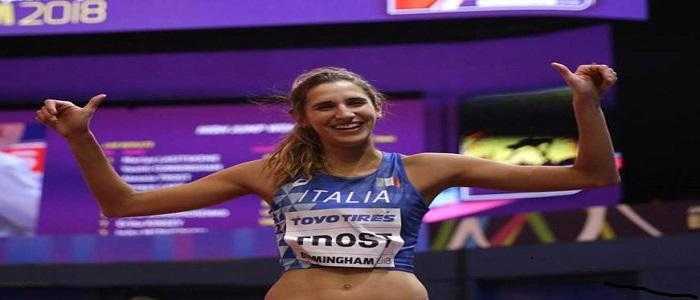 Atletica, l'azzurra Alessia Trost è medaglia di bronzo nell'alto