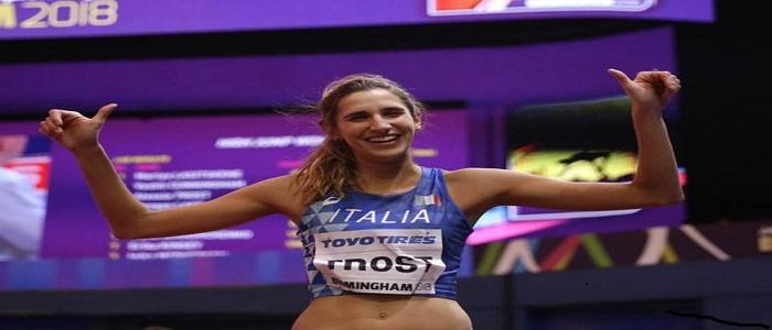 Atletica, l'azzurra Alessia Trost è medaglia di bronzo nell'alto