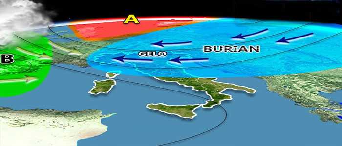 Meteo: Burian porta il gelo della Siberia, previsioni su Nord, Centro, Sud e Isole