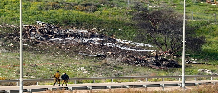 Tensione nei cieli in Siria: F16 israeliano abbattuto, stava dando la caccia a drone iraniano