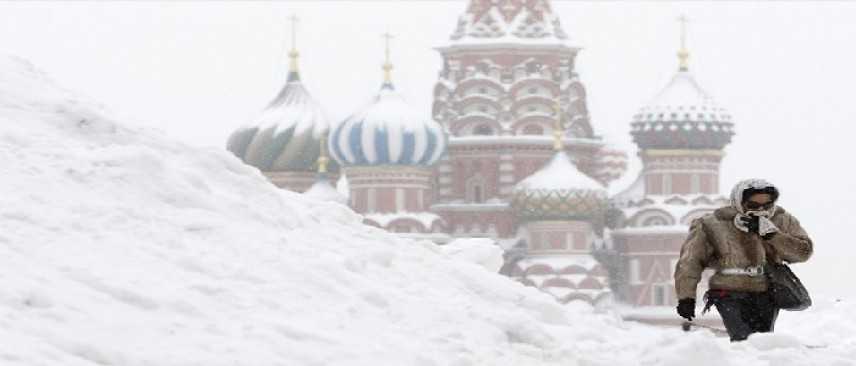 Mosca, "nevicata del secolo": 38 cm di neve caduti in meno di 24 ore