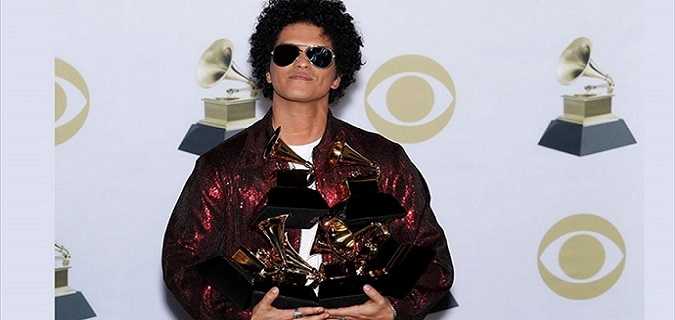Grammy Awards 2018: dominio incontrastato di Bruno Mars
