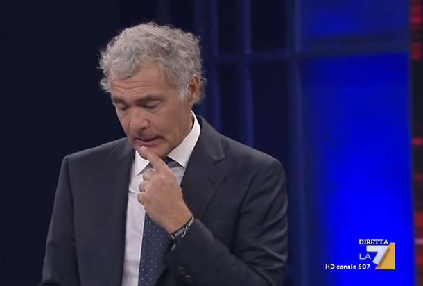 Malore in diretta per Massimo Giletti "Non è l'Arena"