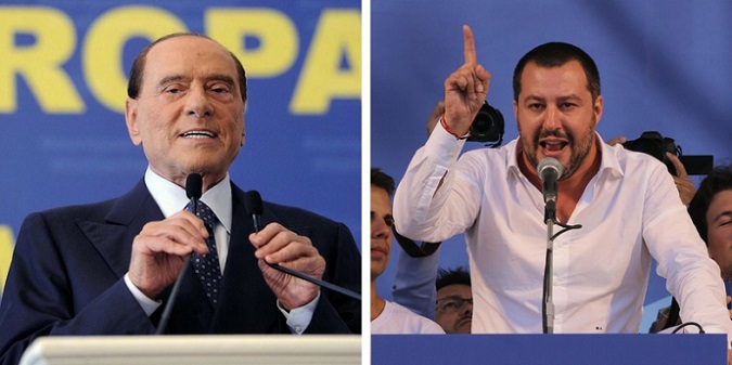 Elezioni - scontro Salvini-Berlusconi sul vincolo del 3%