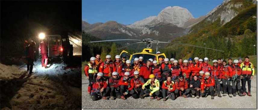 Incidenti montagna: salvati escursionisti su pendio ghiaccio
