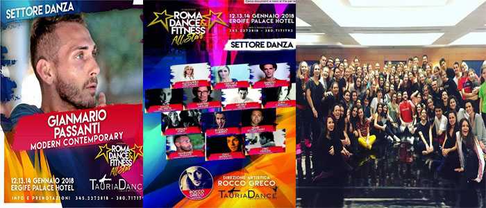 Gianmario Passanti alla 4° edizione "Roma Dance All Stars and Fitness 2018"