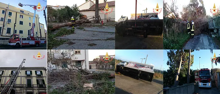 Vigili del fuoco, ecco le 36 ore di interventi (Foto)