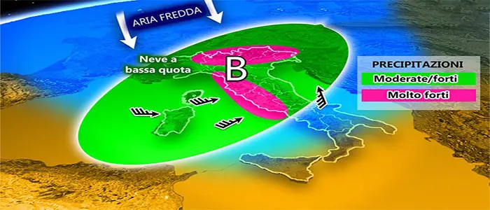 Meteo: inizio settimana ventoso, poi la svolta, previsioni su Nord, Centro, Sud e Isole