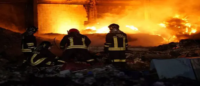 Rogo capannone: Comune Corteolona predispone palestra per eventuali evacuati