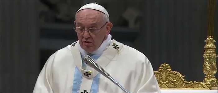 Papa Francesco: arrivato in basilica vaticana, prima celebrazione 2018 (Diretta video)