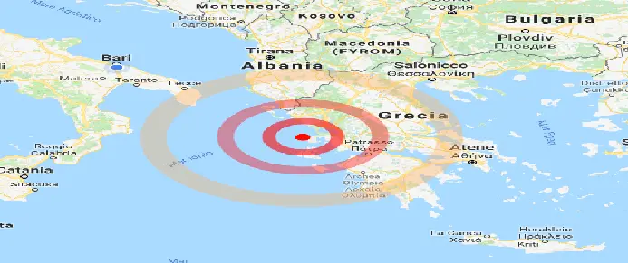Terremoti: Grecia, scossa magnitudo 4.8 a largo Leucade