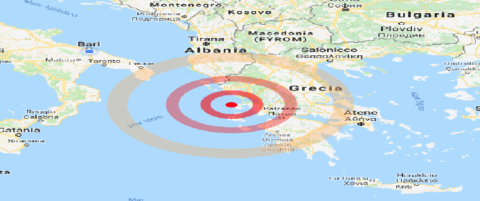 Terremoti: Grecia, scossa magnitudo 4.8 a largo Leucade