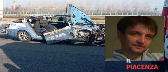 Tir contro auto: morto un poliziotto "Chiedo perdono ai miei parenti, non tornerò piu' a casa."