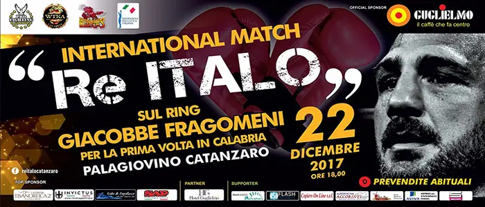 I trofeo "Re Italo" il 22 dicembre Catanzaro "capitale" della boxe e kickboxe italiana