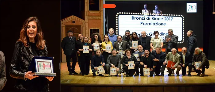 Consegnati i riconoscimenti alle compagnie vincitrici  del Premio "Bronzi di Riace"