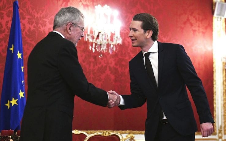Austria, presentato il nuovo governo