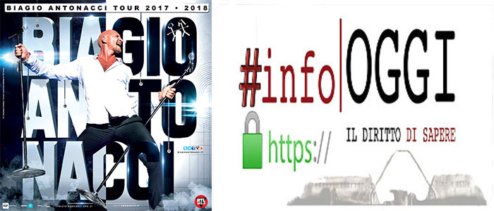 Debutta oggi il nuovo tour di Biagio Antonacci. Il 16 e il 17 gennaio due concerti al PalaCalafiore