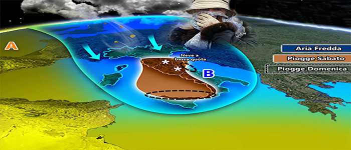 Meteo: Ecco Il ciclone "Thor" nuova irruzione polare, Previsioni su Nord, Centro, Sud e Isole