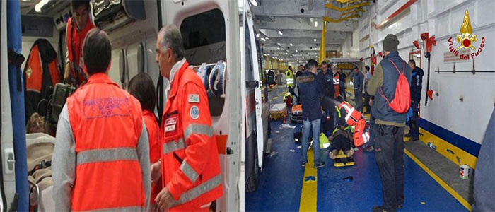 Incidenti lavoro: operai ustionati, più grave ha ferite volto